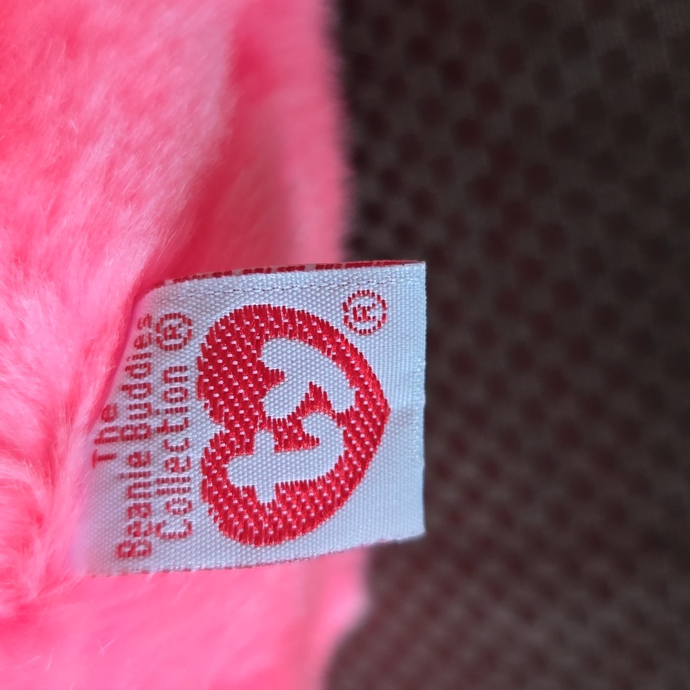 Pinky 🦩Ty Flamingo Bird🦩 Lg Plush Beanie Buddy🦩Kids Toy Rare Collectible, NWT - Picture 6 of 11